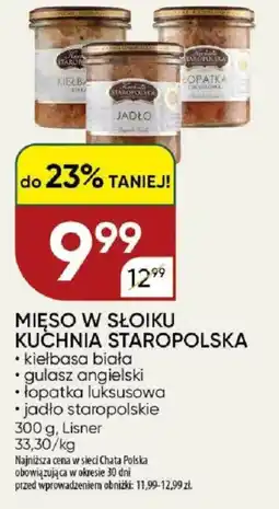 Chata Polska Mięso w słoiku kuchnia staropolska Lisner oferta