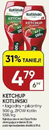 Chata Polska Ketchup kotliński zpow kotlin oferta