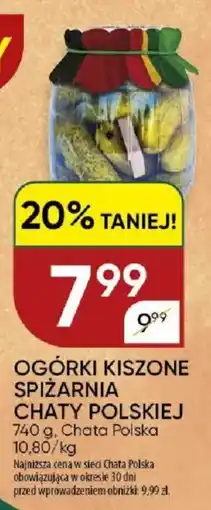 Chata Polska Ogórki kiszone spiżarnia chaty polskiej chata polska oferta