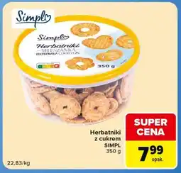 Carrefour Express Herbatniki z cukrem SIMPL oferta