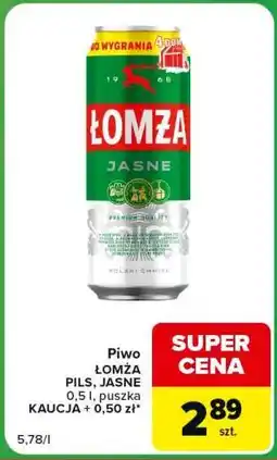Carrefour Express Piwo ŁOMŻA PILS, JASNE oferta