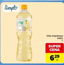 Carrefour Market Olej rzepakowy SIMPL oferta