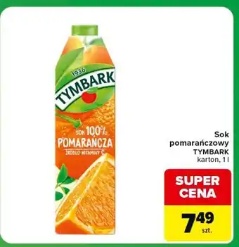 Carrefour Express Sok pomarańczowy TYMBARK oferta