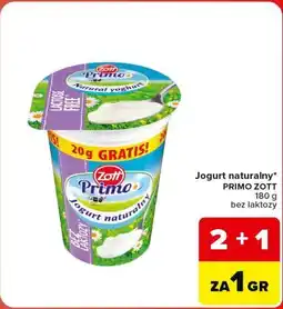 Carrefour Market Jogurt naturalny Primo Zott oferta