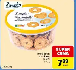 Carrefour Market Herbatniki z cukrem SIMPL oferta