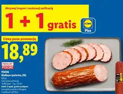 Lidl PIKOK Kiełbasa żywiecka, XXL oferta