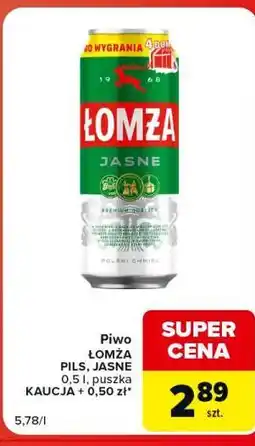 Carrefour Market Piwo Łomża Pils, Jasne oferta