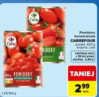 Carrefour Market Pomidory konserwowe CARREFOUR oferta