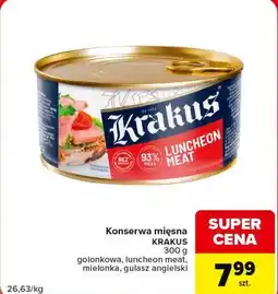 Carrefour Market Konserwa mięsna Krakus oferta