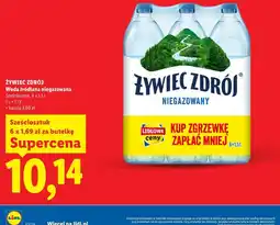 Lidl Żywiec Zdrój Woda źródlana niegazowana oferta