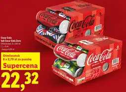 Lidl Coca-Cola lub Coca-Cola Zero Ośmiosztuk oferta