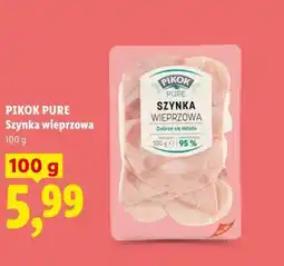 Lidl PIKOK PURE Szynka wieprzowa oferta