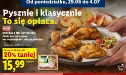 Lidl Kurczak z Zielonych Ferm Polski kurczak z chowu bez antybiotyków - uda lub podudzia oferta