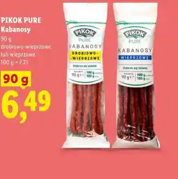 Lidl PIKOK PURE Kabanosy oferta