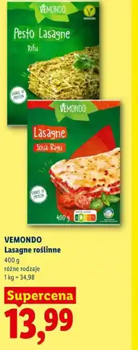 Lidl VEMONDO Lasagne roślinne oferta