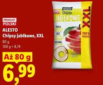 Lidl Alesto Chipsy jabłkowe, XXL oferta
