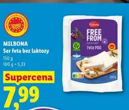 Lidl MILBONA Ser feta bez laktozy oferta