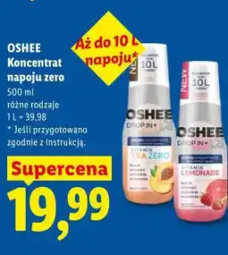Lidl OSHEE Koncentrat napoju zero oferta