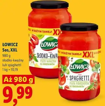 Lidl ŁOWICZ Sos, XXL oferta