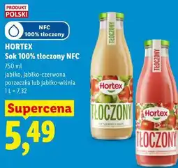 Lidl Hortex Sok 100% tłoczony NFC oferta
