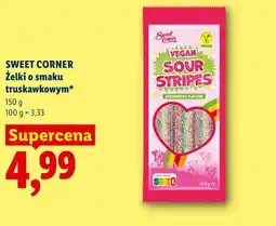 Lidl SWEET CORNER Żelki o smaku truskawkowym oferta