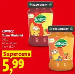 Lidl Łowicz Dżem Minionki oferta