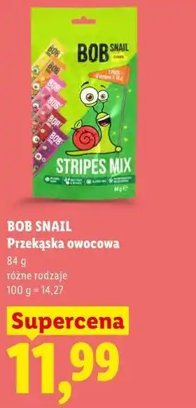 Lidl BOB SNAIL Przekąska owocowa oferta