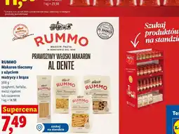 Lidl RUMMO Makaron tłoczony z użyciem matrycy z brązu oferta