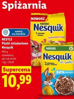 Lidl Nestlé Płatki śniadaniowe Nesquik oferta