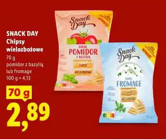 Lidl SNACK DAY Chipsy wielozbożowe oferta