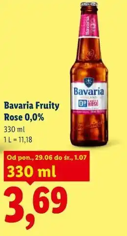 Lidl Bavaria Fruity Rose 0,0% oferta