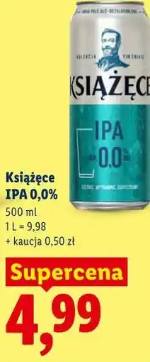 Lidl Książęce IPA 0,0% oferta