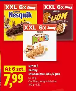 Lidl Nestlé Batony śniadaniowe, XXL, 6-pak oferta