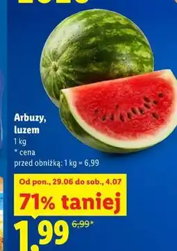 Lidl Arbuzy, luzem oferta