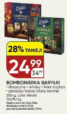 Chata Polska Bombonierka baryłki Lotte Wedel oferta