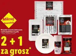 Lidl Naczynia jednorazowe i tacki aluminiowe na grilla Grill & Fun oferta