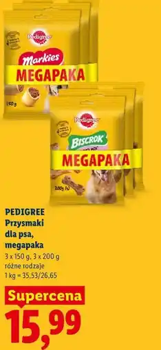 Lidl PEDIGREE Przysmaki dla psa, megapaka oferta