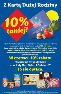 Lidl Taniej z Kartą Dużej Rodziny oferta