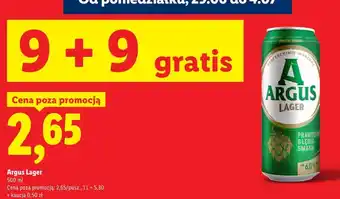 Lidl Argus Lager oferta
