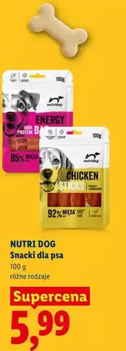 Lidl NUTRI DOG Snacki dla psa oferta