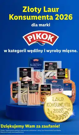 Lidl Laur konsumenta dla marki Pikok oferta