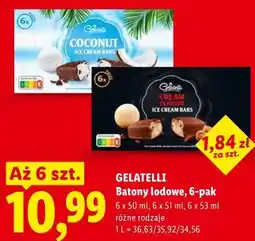 Lidl GELATELLI Batony lodowe, 6-pak oferta