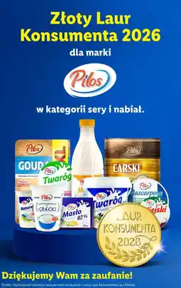 Lidl Laur Konsumenta dla marki Pilos oferta