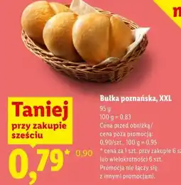 Lidl Bułka poznańska, XXL oferta