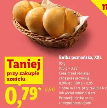 Lidl Bułka poznańska, XXL oferta