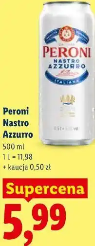 Lidl Peroni Nastro Azzurro oferta