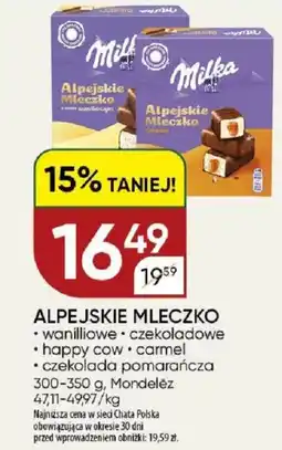 Chata Polska Alpejskie mleczko mondelez oferta