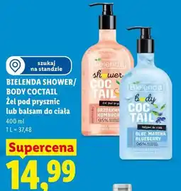 Lidl BIELENDA SHOWER/BODY COCTAIL Żel pod prysznic lub balsam do ciała oferta