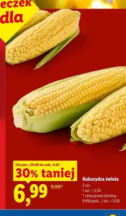 Lidl Kukurydza świeża oferta