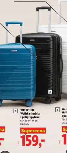 Lidl WITTCHEN Walizka średnia polipropylenu oferta